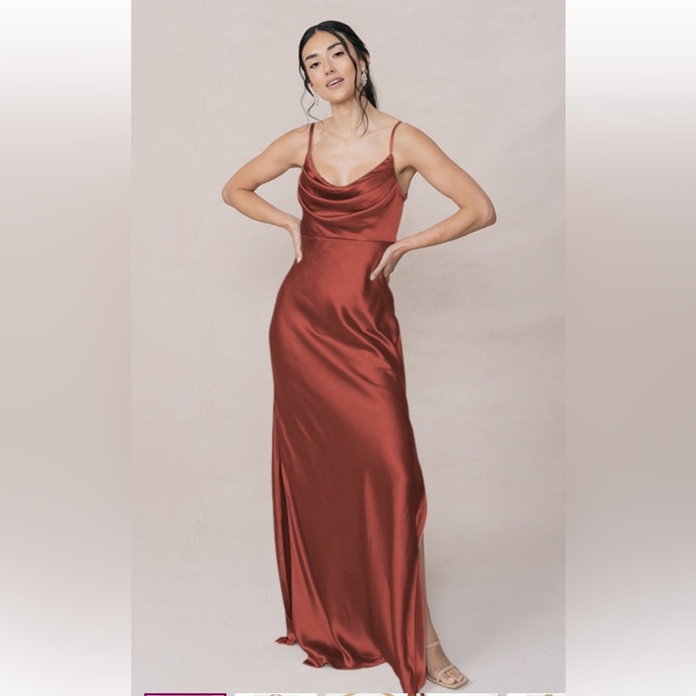 Revelry • Skye Satin Dress NWT